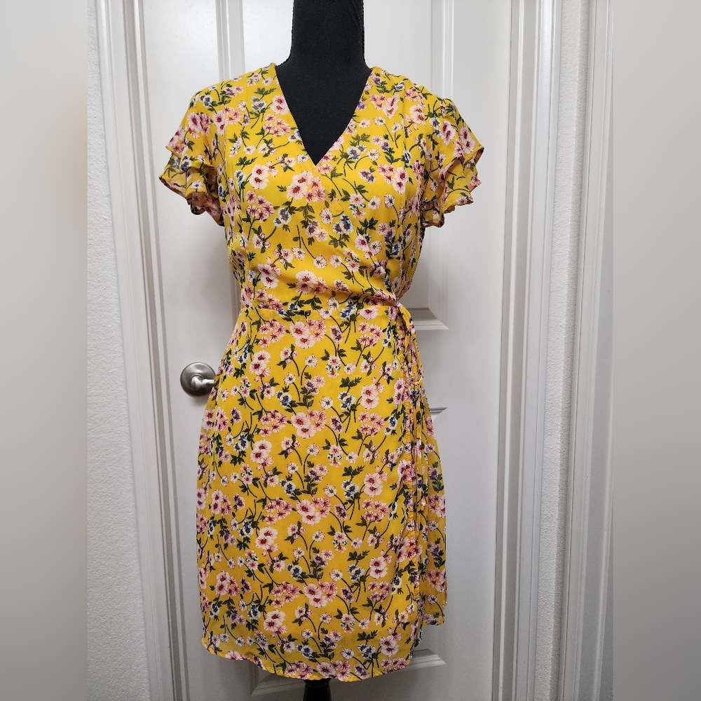 Floral Wrap Dress